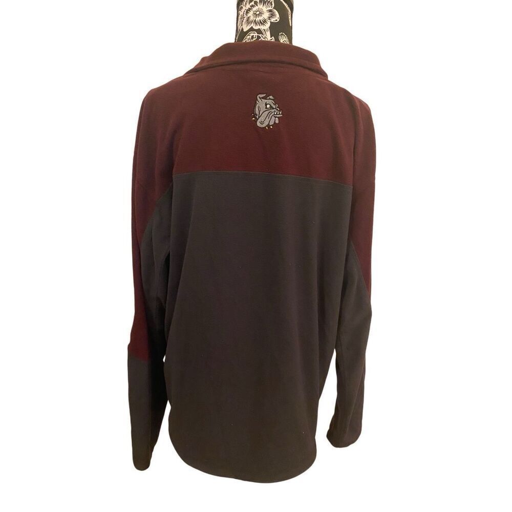 Flawed Colosseum UMD Bulldogs Quarter Zip Sweater Fleece Winter - Picture 2 of 13